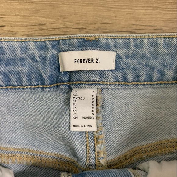 Forever 21 jeans distressed skirt - Picture 6 of 6
